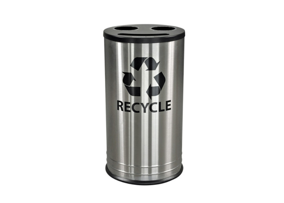 China Custom Design Stainless Steel Building Products / Stainless Steel Rubbish Bin For Park supplier
