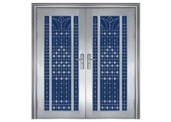 China Three Dimensional Residential Steel Security Doors With An Anti Theft Lock supplier