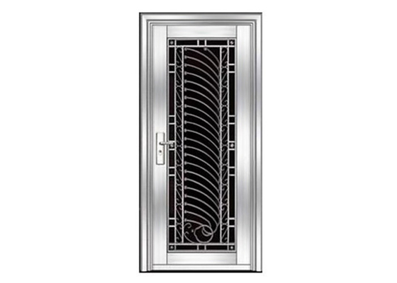 China Sound Insulation Stainless Steel Residential Doors / Stainless Steel Exterior Doors supplier