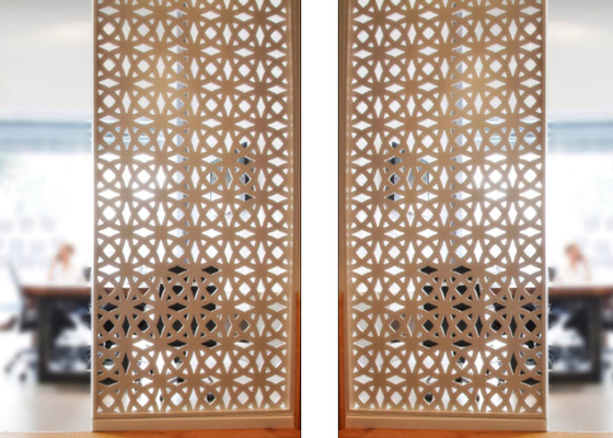 China Stainless Steel Decorative Metal Screen Panels With Partitioning / Concealing Function supplier