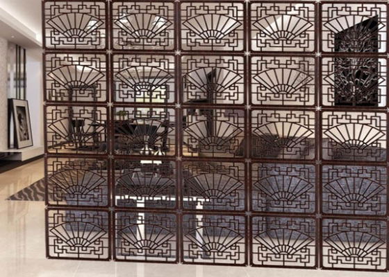 China Windproof Decorative Metal Screen Panels For Living Rooms / Halls / Offices supplier