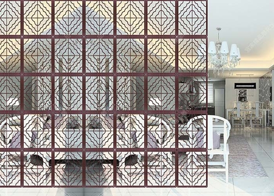 China Different Material Decorative Metal Screen Panels Eco Friendly For Conference Rooms supplier