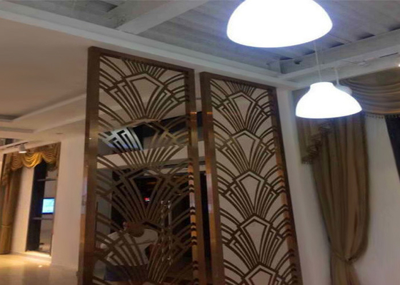 China Partitioning / Concealing Laser Cut Metal Screens For Embellishing Environment supplier