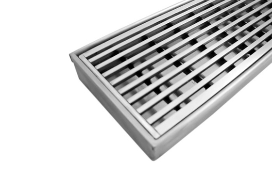 China High Specification Stainless Steel Channel Drain Grates Standard Width 995MM Gap 5MM supplier