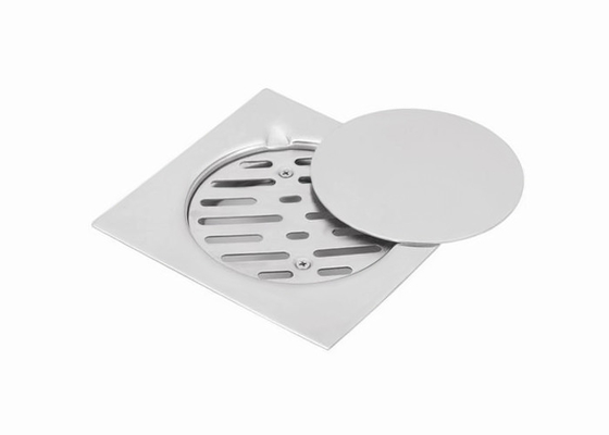 China Round Shape Stainless Steel Floor Drain Excellent Mechanical Properties With Cover supplier