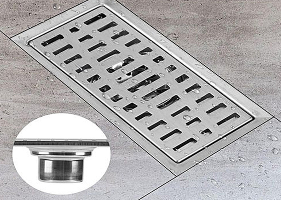 China Insulation Linear Shower Floor Drain No Secondary Pollution With Safe Lead Free Materials supplier