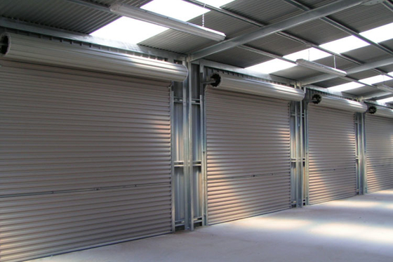 China Perspective Ventilation Security Roller Shutters , Baking Paint Stainless Steel Shutters supplier