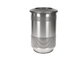 Public Stainless Steel Building Products / Stainless Steel Trash Bin With Various Open Type supplier