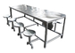 Random Pattern Stainless Steel Dining Table And Chairs Any Size Available supplier