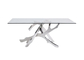 Special Design Stainless Steel Glass Table , Stainless Steel Dining Table CE Approved supplier
