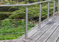 Energy Conservation Stainless Steel Guardrail , Stainless Steel Banister Easy Maintenance supplier
