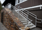 Customized Color Stainless Steel Staircase Railing For Restaurants / Commercial Buildings supplier