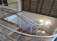 Customized Color Stainless Steel Staircase Railing For Restaurants / Commercial Buildings supplier