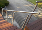 Building Stainless Steel Balustrade , Stainless Steel Fence With Aluminum Alloy Materials supplier
