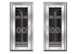 Aluminum Alloy / Stainless Steel Residential Doors Strong Corrosion Resistance supplier
