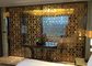 Modern Gold Indoor Screen Panels , Eco Friendly Decorative Sheet Metal Panels supplier