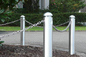 Height 400-700MM Surface Mounted Steel Bollards With Six Diameters Available supplier