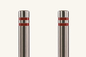 Reflective Tape Stainless Steel Pipe Bollards , Road Safety Bollards For Vehicle Control supplier