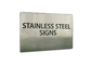 Beautiful Patterns Custom Stainless Steel Signs With Etching / Polishing / Polishing Processes supplier