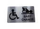 Hotel Toilet Custom Stainless Steel Signs All Sizes Available T19001 Certified supplier