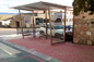 Simple Beautiful Portable Bus Stop Shelters Easy Change Graphic / Ads Posters supplier