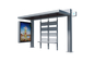 Easy Assemble Stainless Steel Bus Stop 304 Pipe Diameter 114 / 141 / 133MM supplier