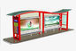 High Performance Cantilever Bus Shelter , Beautifully Bus Stop Shelter Design supplier