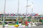Outdoor Retractable Flag Pole High Strength Material Any Colors Available supplier