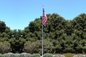 Noise Proof Residential Flag Poles , Outdoor Flag Pole With Built In Stainless Steel Rope supplier