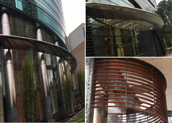 Brick Shape Stainless Steel Ceiling Panels For Reduce Height / Hide Pipelines