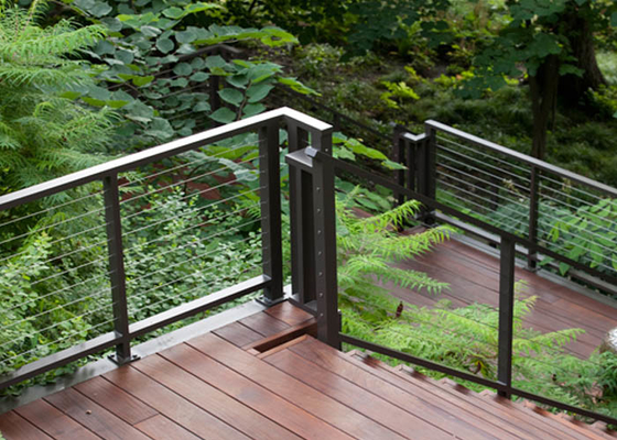 Energy Conservation Stainless Steel Guardrail , Stainless Steel Banister Easy Maintenance supplier