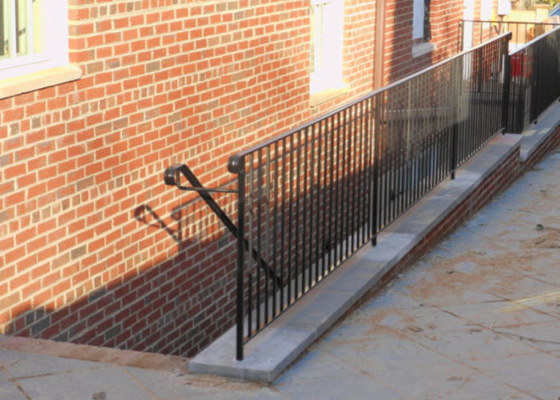 Wear Resistance Stainless Steel Railing Smooth Surface No Sharp Edges / Corners supplier