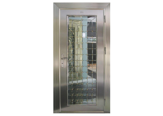 Easy Install Stainless Steel Residential Doors / Stainless Steel Main Door Light Weight supplier