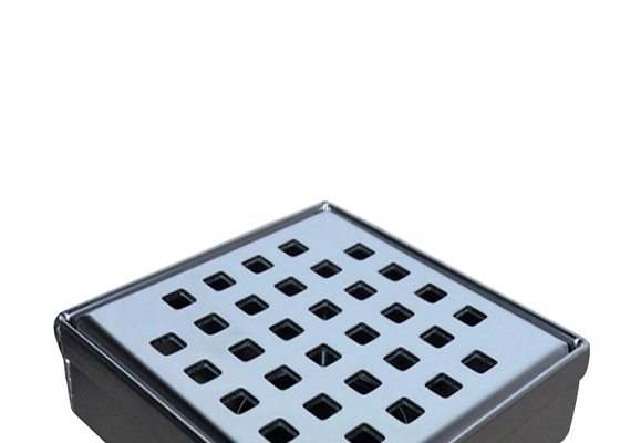 High Ductility Low Profile Shower Drain , Square Floor Drain Grate Strength ≥530 N/Mm supplier