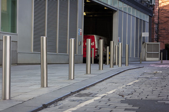 High Security Stainless Steel Bollards With Six Type Diameter 120-275MM Available supplier