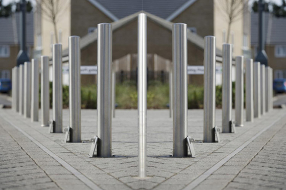 High Security Stainless Steel Bollards With Six Type Diameter 120-275MM Available supplier