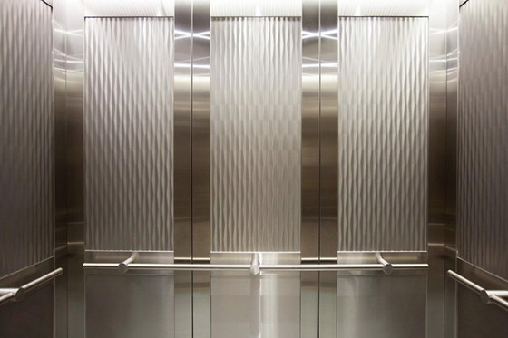 Decorative Board Custom Stainless Steel Products Anti Shock / Collision For Elevator supplier